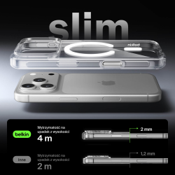 Belkin Etui na iPhone 17 Pro magnetyczne, przezroczyste | PartsPC.pl