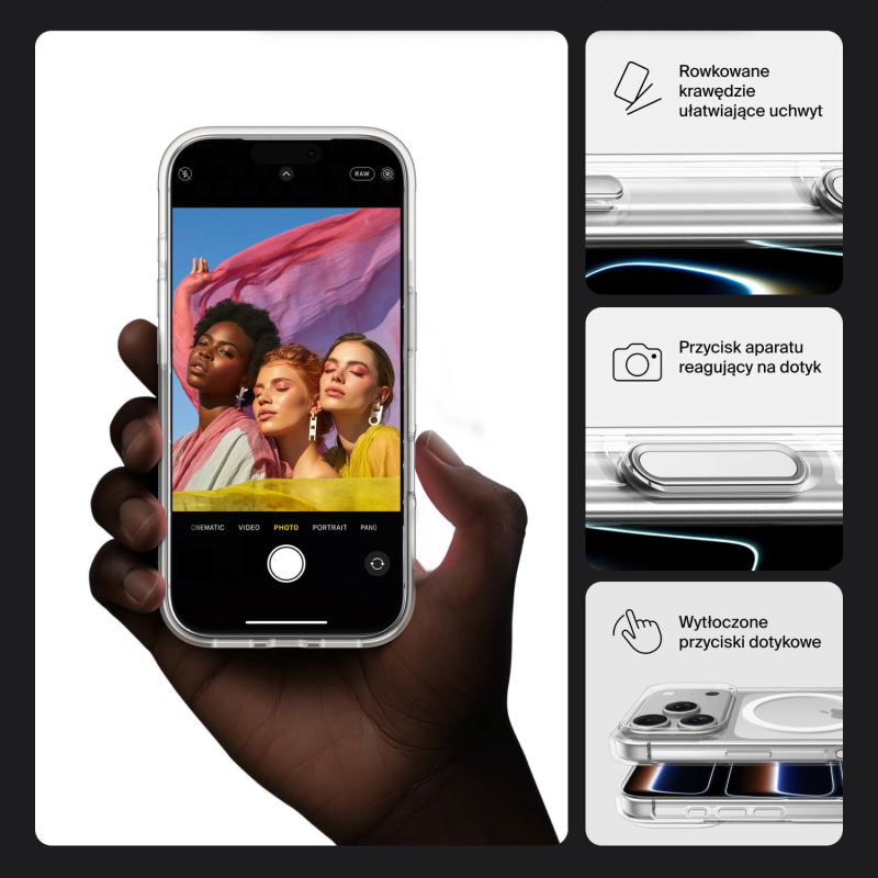 Belkin Etui na iPhone 17 Pro magnetyczne, przezroczyste | PartsPC.pl