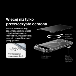 Belkin Etui na iPhone Air magnetyczne, przezroczyste | PartsPC.pl