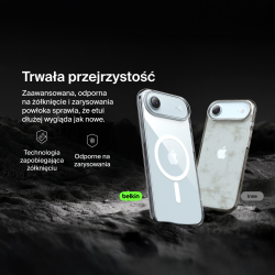 Belkin Etui na iPhone Air magnetyczne, przezroczyste | PartsPC.pl