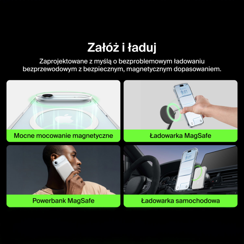 Belkin Etui na iPhone Air magnetyczne, przezroczyste | PartsPC.pl