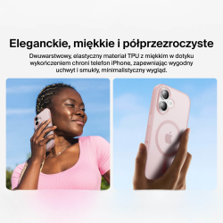 Belkin Etui na iPhone 17 magnetyczne, żebrowane, różowe | PartsPC.pl