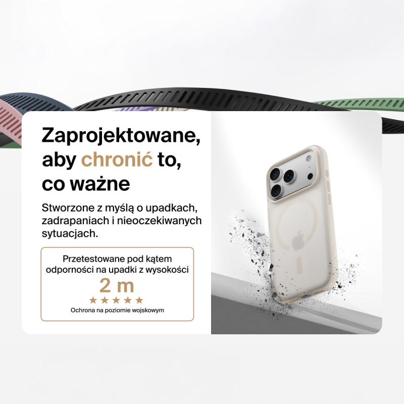 Belkin Etui na iPhone 17 Pro magnetyczne, żebrowane... | PartsPC.pl