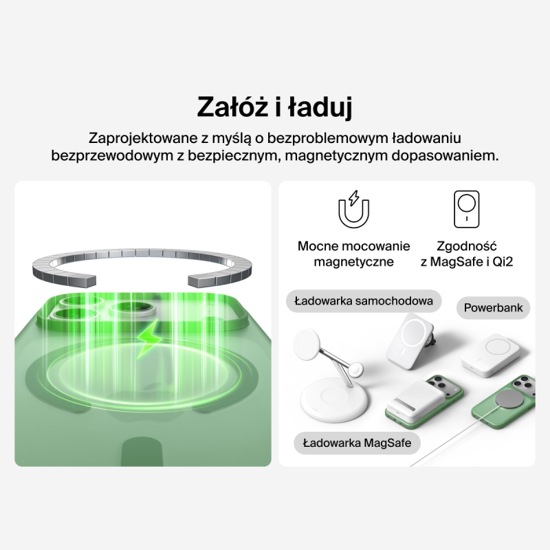 Belkin Etui na iPhone 17 Pro magnetyczne, żebrowane... | PartsPC.pl