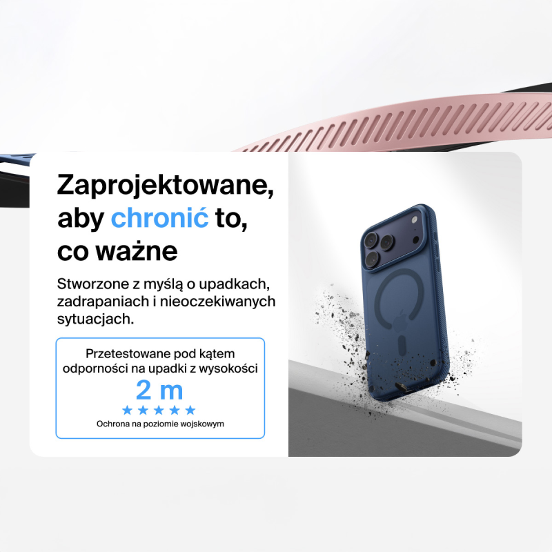 Belkin Etui na iPhone 17 Pro Max magnetyczne, żebrowane... | PartsPC.pl
