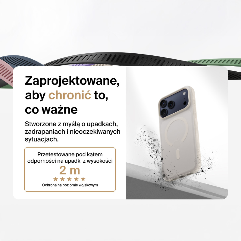 Belkin Etui na iPhone 17 Pro Max magnetyczne, żebrowane... | PartsPC.pl