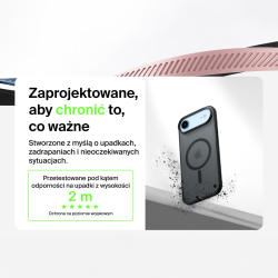 Belkin Etui na iPhone Air magnetyczne, żebrowane, czarne | PartsPC.pl