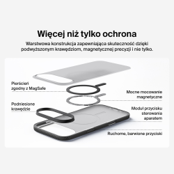 Belkin Etui na iPhone Air magnetyczne, żebrowane, czarne | PartsPC.pl