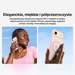 Belkin Etui na iPhone Air magnetyczne, żebrowane, różowe | PartsPC.pl