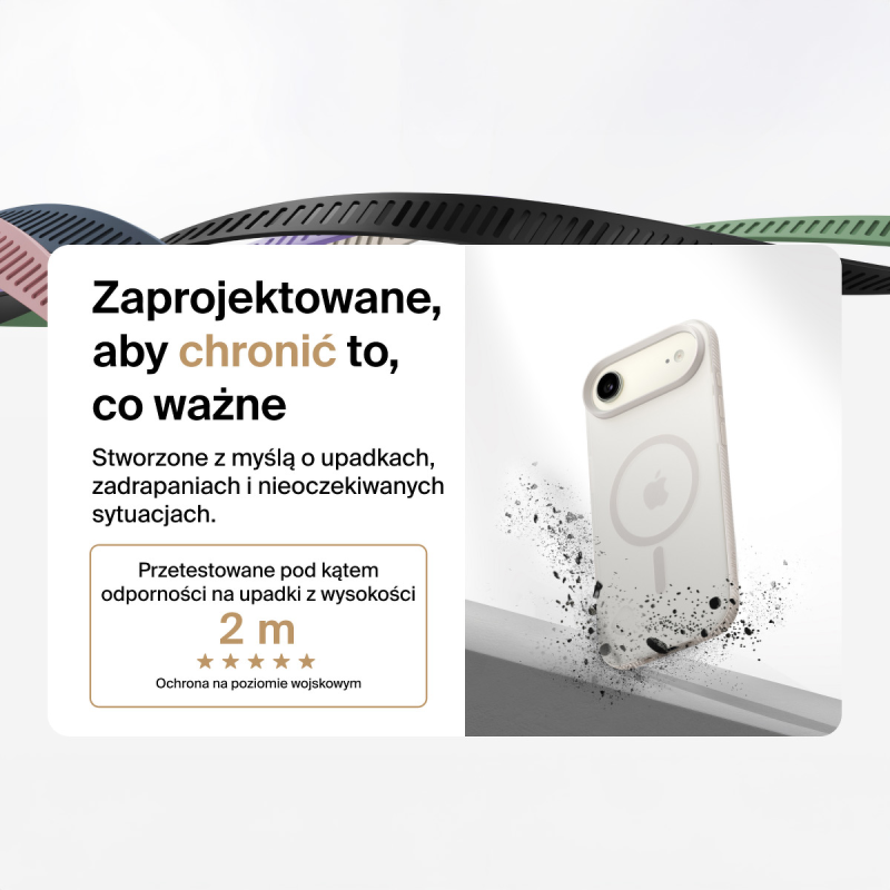 Belkin Etui na iPhone Air magnetyczne, żebrowane... | PartsPC.pl