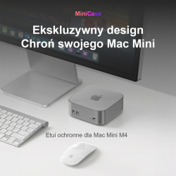 Orico Etui na MacMini M4, silikonowe, czarne | PartsPC.pl