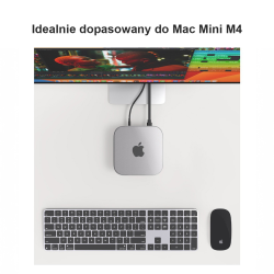 Orico Etui na MacMini M4, silikonowe, czarne | PartsPC.pl