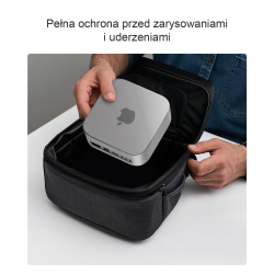 Orico Etui na MacMini M4, silikonowe, czarne | PartsPC.pl