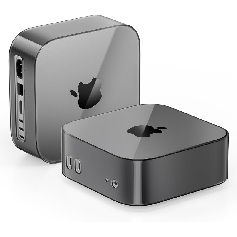 Orico Etui na MacMini M4, przezroczyste TPU, czarne | PartsPC.pl