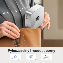 Orico Etui na MacMini M4, przezroczyste TPU | PartsPC.pl