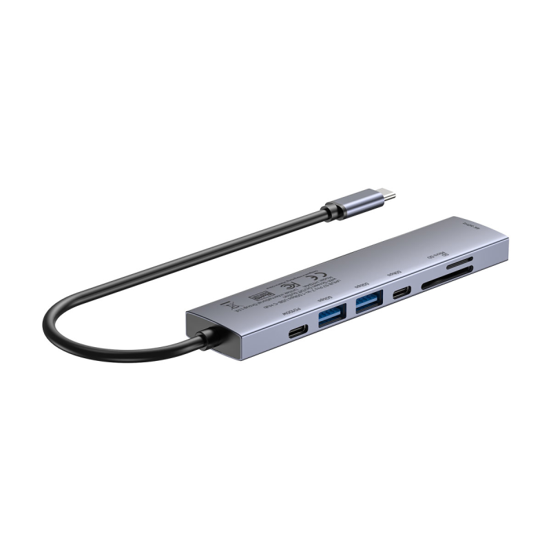 Unitek Hub USB-C 7w1 4K@60Hz, PD 100W i przycisk HDMI... | PartsPC.pl
