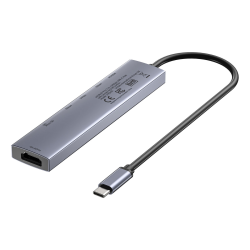 Unitek Hub USB-C 7w1 4K@60Hz, PD 100W i przycisk HDMI... | PartsPC.pl