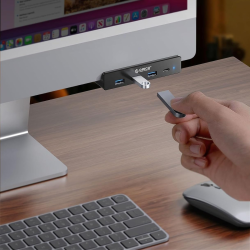 Orico Aktywny hub USB-C 5Gbps, 15W, przykręcany, 3x... | PartsPC.pl