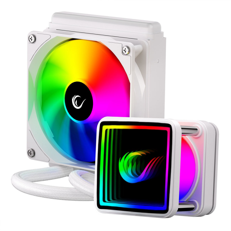 Rampage INFINITE V120 Chłodzenie wodne 120MM ARGB, białe | PartsPC.pl