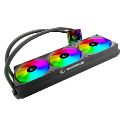 Rampage INFINITE V360 Chłodzenie wodne 360MM ARGB, czarne | PartsPC.pl