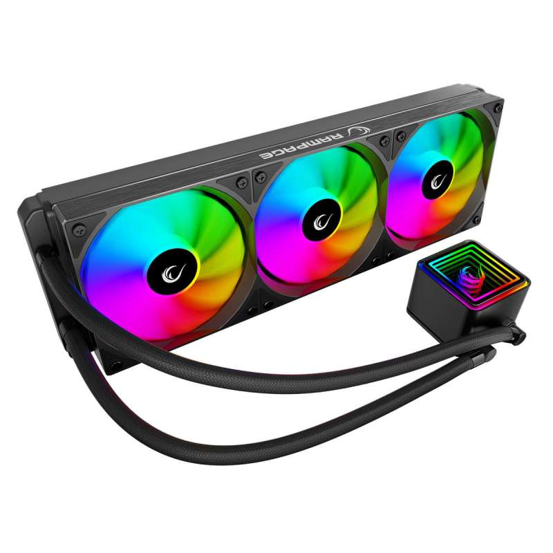 Rampage INFINITE V360 Chłodzenie wodne 360MM ARGB, czarne | PartsPC.pl