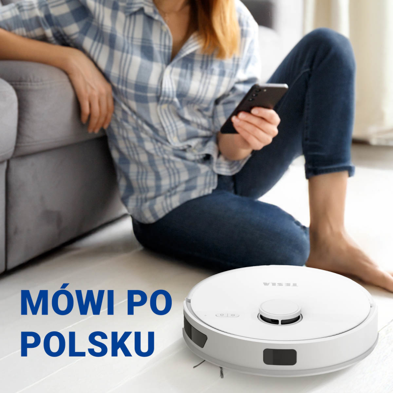 TESLA RoboStar iQ660 Sprzątający robot mopujący, biały | PartsPC.pl