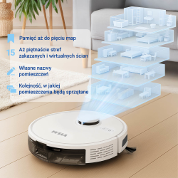 TESLA RoboStar iQ660 Sprzątający robot mopujący, biały | PartsPC.pl