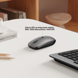 Unitek Zestaw SlimDuo 2.4G bezprzewodowa myszka i... | PartsPC.pl