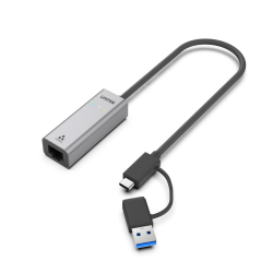 Unitek Hybrydowy adapter USB-C/USB-A do sieci Gigabit... | PartsPC.pl