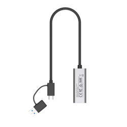 Unitek Hybrydowy adapter USB-C/USB-A do sieci Gigabit... | PartsPC.pl