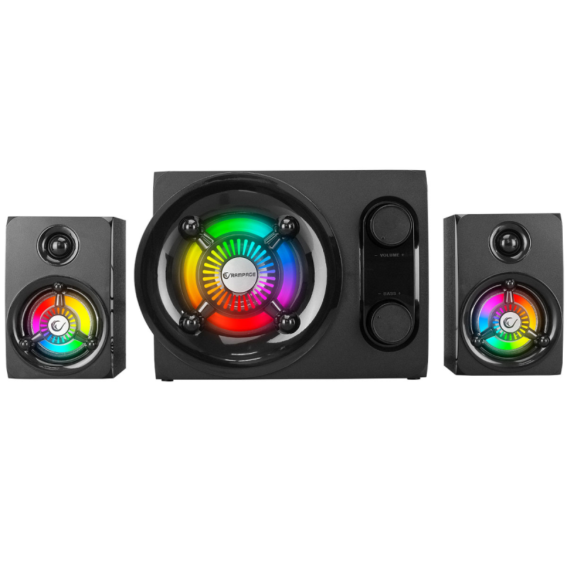 Rampage RMS-G8 Głośniki gamingowe 25 W BT, USB, SD, FM | PartsPC.pl