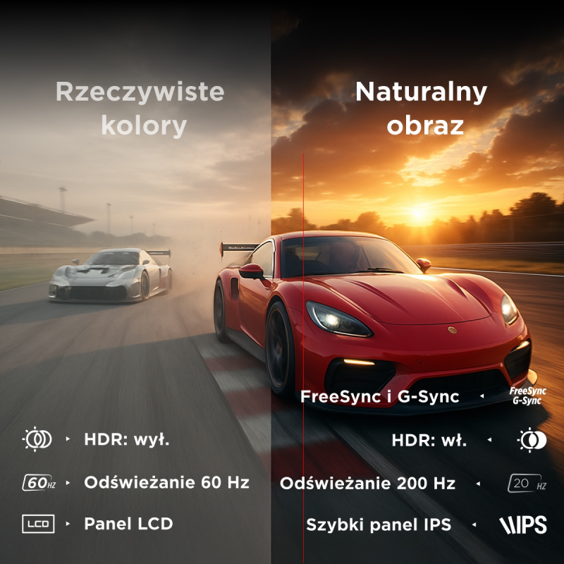 Rampage Crimson Monitor gamingowy 27'' FHD 200 Hz 0,5 ms... | PartsPC.pl