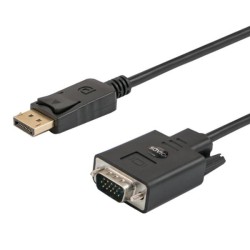 Kabel adapter Savio CL-203 DisplayPort do VGA 1,8m | PartsPC.pl