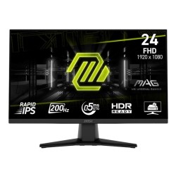 MSI Monitor MAG 242F 23.8 cala/LED/FHD/Flat/200Hz/Czarny | PartsPC.pl