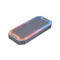 Unitek Obudowa dysku M.2 SSD NVMe/SATA 10Gbps RGB | PartsPC.pl