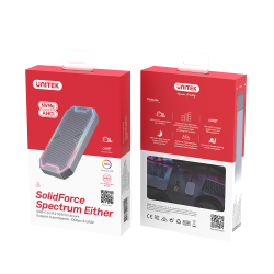Unitek Obudowa dysku M.2 SSD NVMe/SATA 10Gbps RGB | PartsPC.pl
