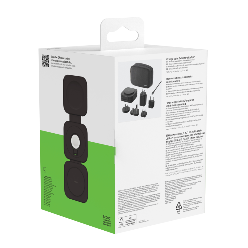 Belkin Podróżna magnetyczna podkładka ładująca Belkin 3... | PartsPC.pl