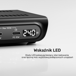 Unitek 10-portowa stacja ładowania USB-C i USB-A 240W | PartsPC.pl