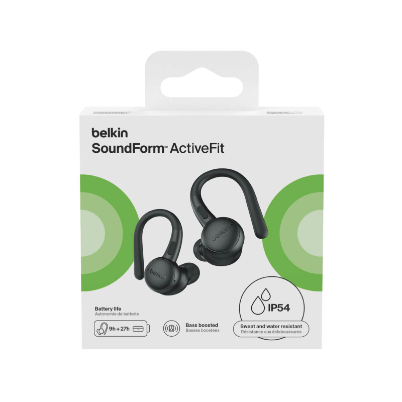 Belkin Słuchawki douszne z zaczepami, wodoodporne IP54... | PartsPC.pl