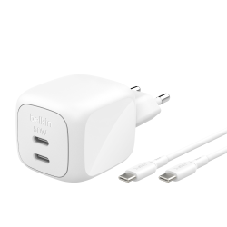 Belkin Ładowarka sieciowa, 2 porty USB-C, 50W, kabel... | PartsPC.pl