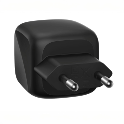 Belkin Ładowarka sieciowa, 2 porty USB-C, 50W, czarna | PartsPC.pl