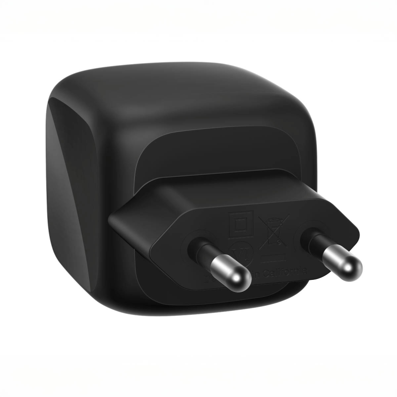 Belkin Ładowarka sieciowa, 2 porty USB-C, 50W, czarna | PartsPC.pl