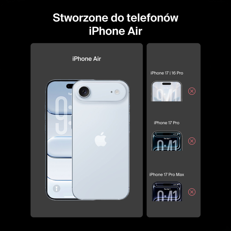Belkin Szkło na iPhone Air, UltraGlass 2, z aplikatorem | PartsPC.pl