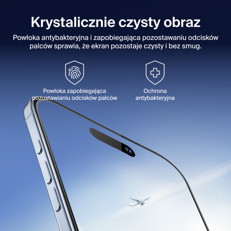 Belkin Szkło na iPhone Air, UltraGlass 2, z aplikatorem | PartsPC.pl
