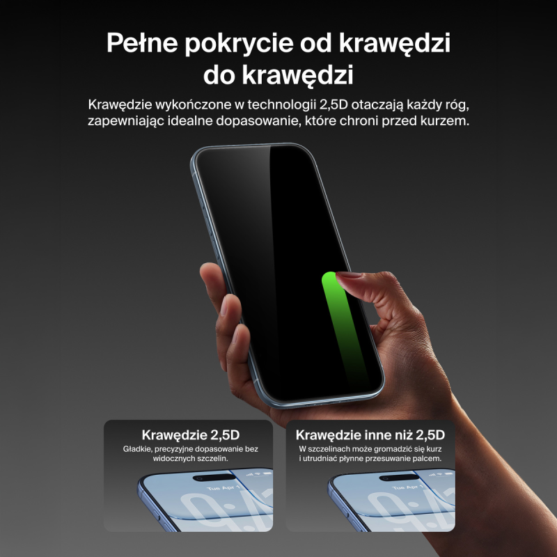 Belkin Szkło na iPhone Air, UltraGlass 2, z aplikatorem | PartsPC.pl