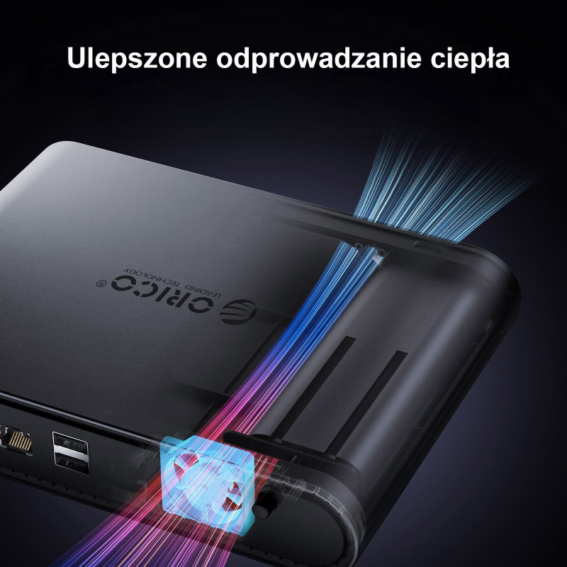 Orico Stacja dokująca USB-C z obudową M.2 NVMe/SATA... | PartsPC.pl