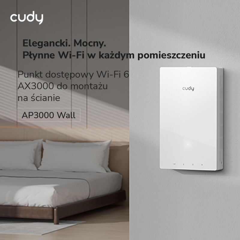 CUDY AP1300 wall | Access Point (AP), Wi-Fi 5... | PartsPC.pl