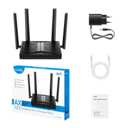 CUDY AP3000D | Access Point (AP), Wi-Fi 6, 2,4GHz/5GHz... | PartsPC.pl