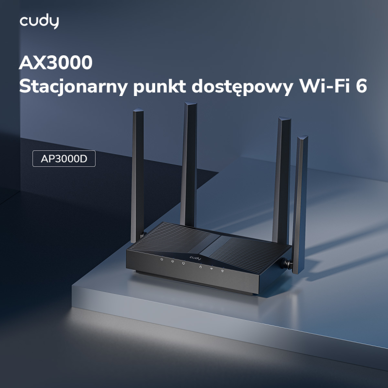 CUDY AP3000D | Access Point (AP), Wi-Fi 6, 2,4GHz/5GHz... | PartsPC.pl