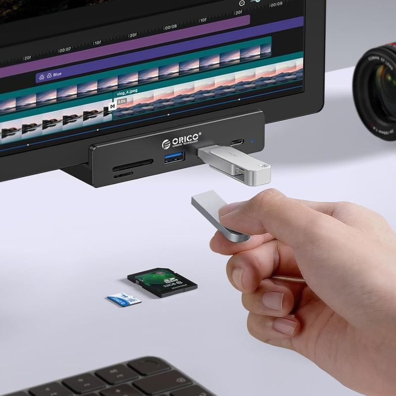 Orico Aktywny hub USB-C 10Gbps, 15W, przykręcany, 2x... | PartsPC.pl